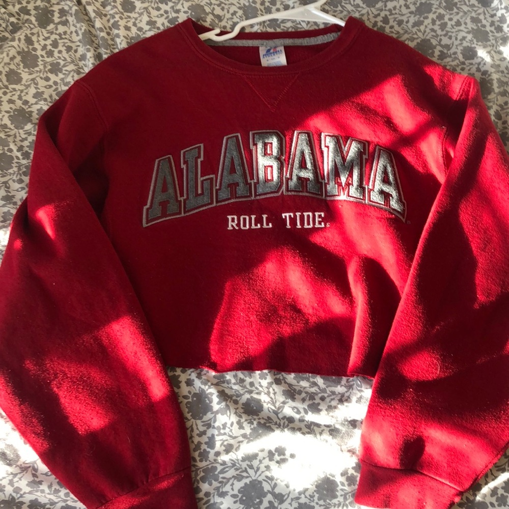 UNIVERSITY OF ALABAMA CROP SWEATSHIRT